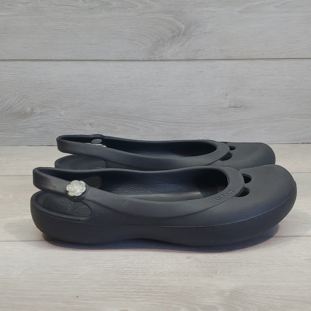Crocs Women Comfort Rubber Clogs Outdoor Mule Shoes sz 8 - Picture 2 of 11
